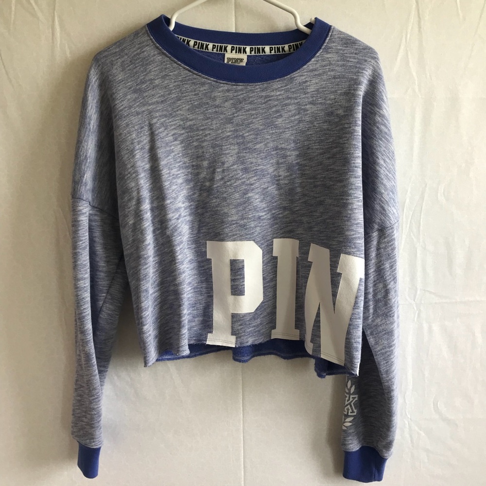 VS PINK cropped sweatshirt